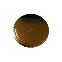 Grube złote podkłady kartonowe Ø﻿ 24 cm 