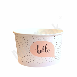 Kubek na lody z nadrukiem 245ml