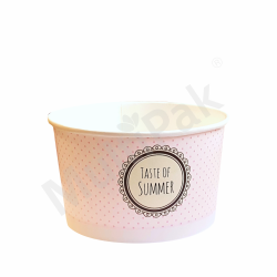 Kubek na lody z nadrukiem 350 ml