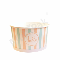 Kubek na lody z nadrukiem 350 ml