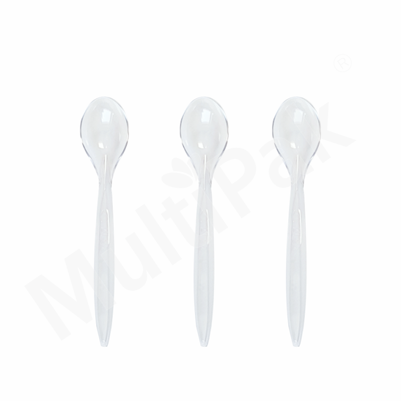Plastikowa łyżeczka transparentna 