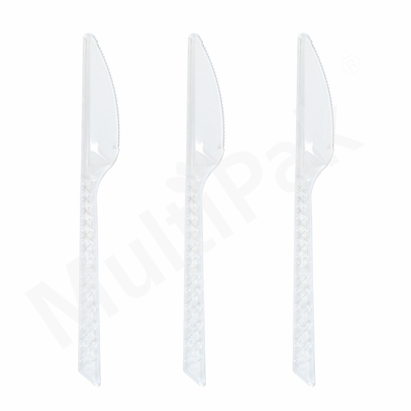 Nóż transparentny jednorazowy 