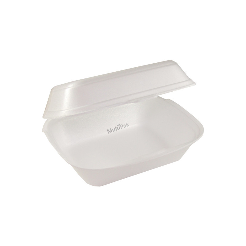 Pojemnik styropianowy podwójny typu hamburger 