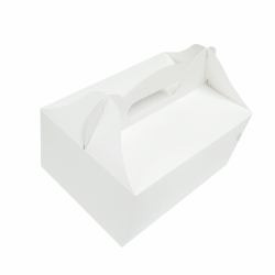 Pudełko na ciasto dla gości z rączką 19x14cm