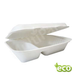 Obiadowy pojemnik Menu Box z trzciny cukrowej 