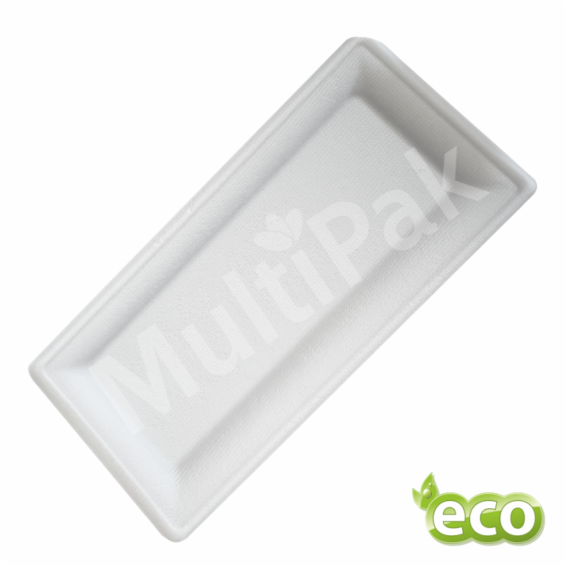 Tacka prostokątna z trzciny cukrowej 260x130 mm 