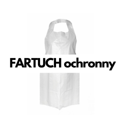 Ochronny fartuch foliowy 800x1250 mm 