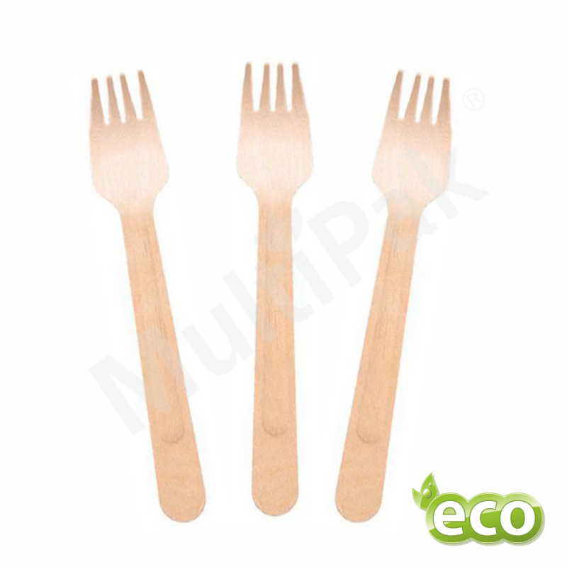 Ekologiczny drewniany widelec jednorazowy 