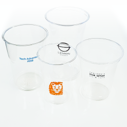 Kubek plastikowy PET Hurricane z nadrukiem 500 ml 