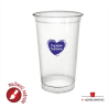 Kubek plastikowy PET Hurricane z nadrukiem 500 ml 