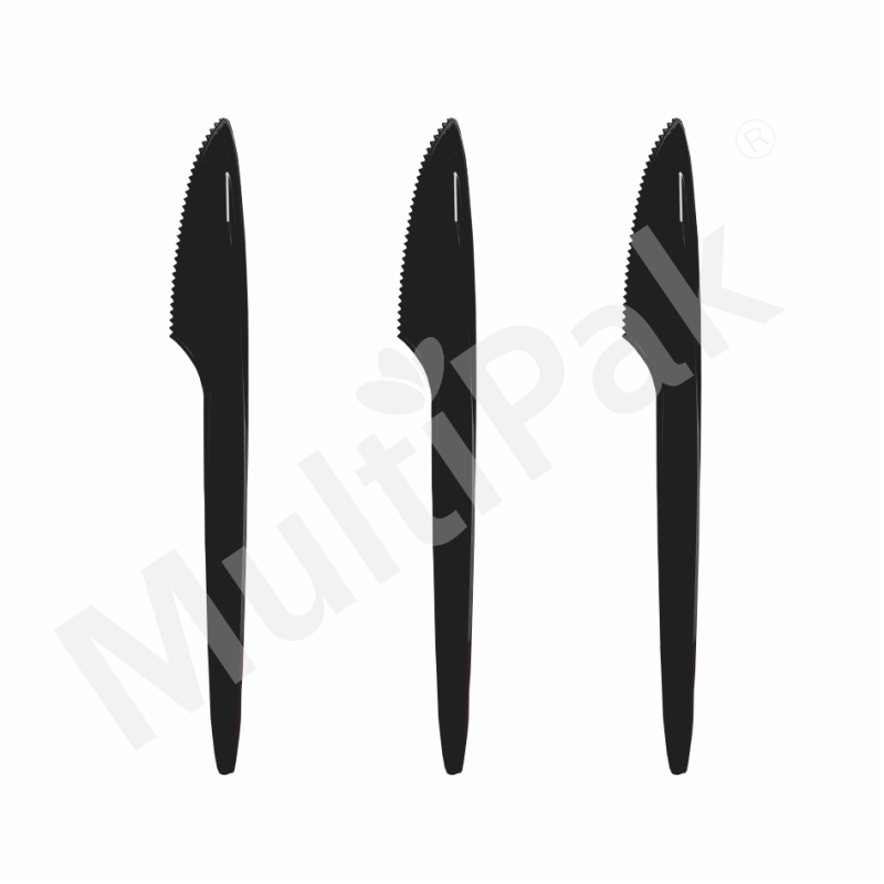 Nóż plastikowy czarny PREMIUM 