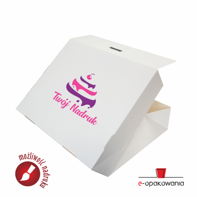 Pudełko cukiernicze z własnym nadrukiem - rozmiar do wyboru 