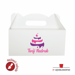 Pudełko na ciasto weselne 194x140x90 mm 