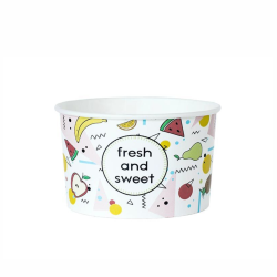 Miseczka papierowa na lody "Fresh and Sweet" 245ml