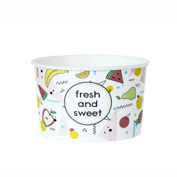Miseczka papierowa na lody "Fresh and Sweet" 360 ml