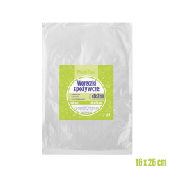 Worki spożywcze do pakowania LDPE 16x26 cm