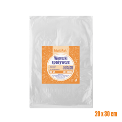 Worki spożywcze LDPE do pakowania 20x30 cm
