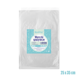 Worki spożywcze LDPE do pakowania 25x35 cm