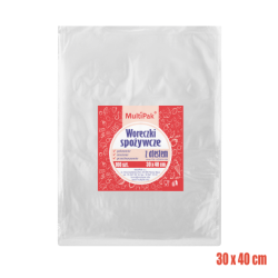 Worki spożywcze LDPE do pakowania 30x40 cm