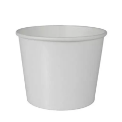 Biała papierowa miska na zupę 500 ml 