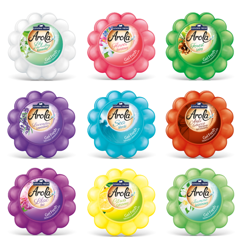 AROLA General Fresh ODŚWIEŻACZ powietrza w żelu