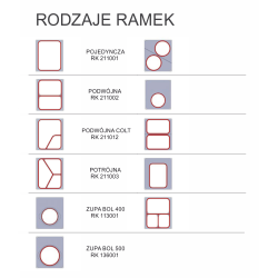 Zgrzewarka ręczna do tacek i pojemników w zestawie z ramką RK 1900