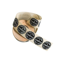 Etykieta samoprzylepna "Pyszna i zdrowa kanapka" 