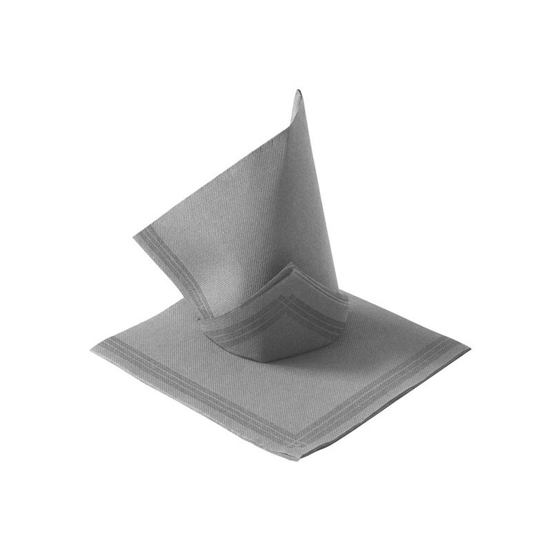 Serwetki restauracyjne Tendance SZARE 38x38 cm 2-warstwowe