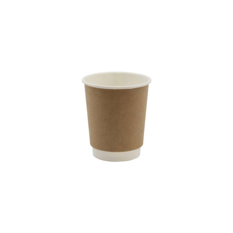 Kubek papierowy termiczny KRAFT 250 ml 