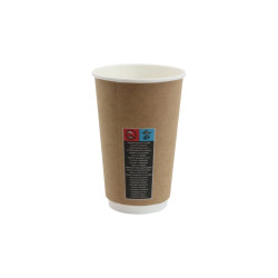 Kubek papierowy termiczny KRAFT 400 ml