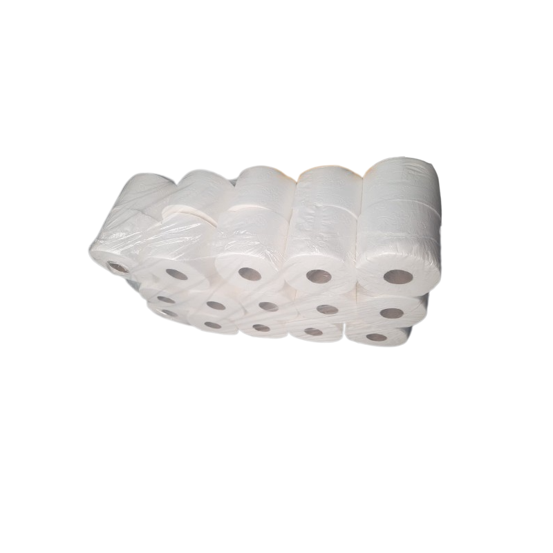 Papier toaletowy biały tłoczony - gruba rolka 