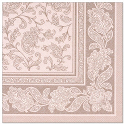 Serwetki składane 40x40 cm "ROYAL Collection" mocca ornaments 