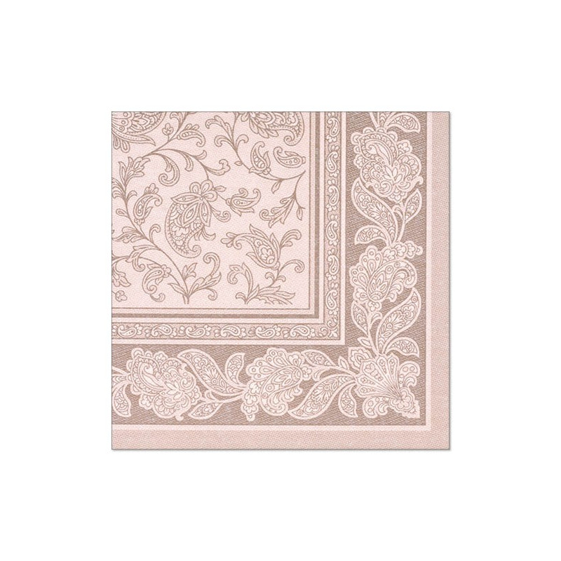 Serwetki składane 40x40 cm "ROYAL Collection" mocca ornaments 