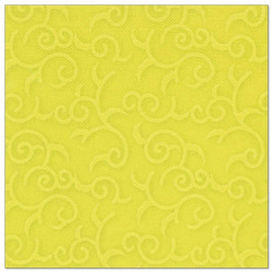 Serwetki składane 40x40 cm "ROYAL Collection" limonkowe ornaments