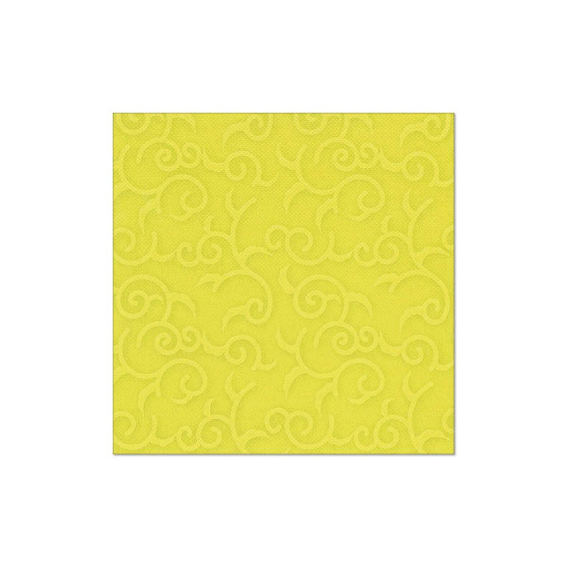 Serwetki składane 40x40 cm "ROYAL Collection" limonkowe ornaments