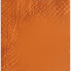 Serwetki składane 33x33 cm pomarańczowe 