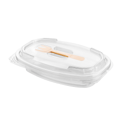 Pojemnik owalny zamykany na zawiasie 250 ml 