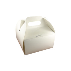 Pudełko kartonowe na tort z rączką 25x25 cm