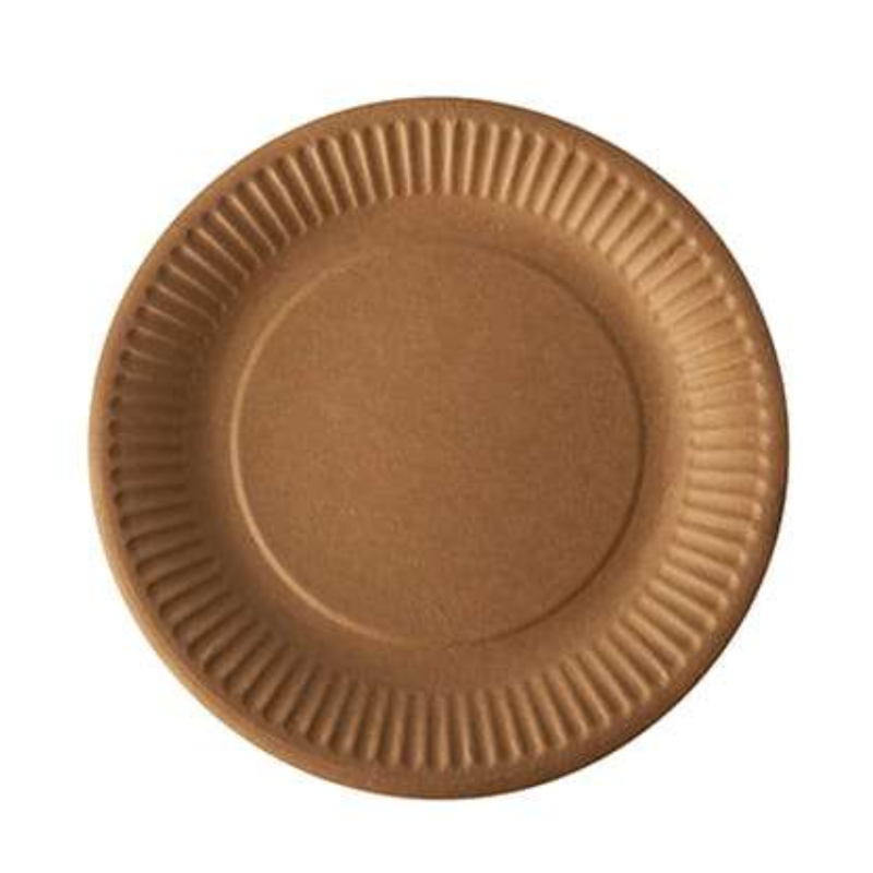 Talerz papierowy jednorazowy KRAFT Ø18 cm