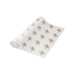 Papier pakowy z nadrukiem "Smacznego" tłuszczoodporny 1 rolka 35cm