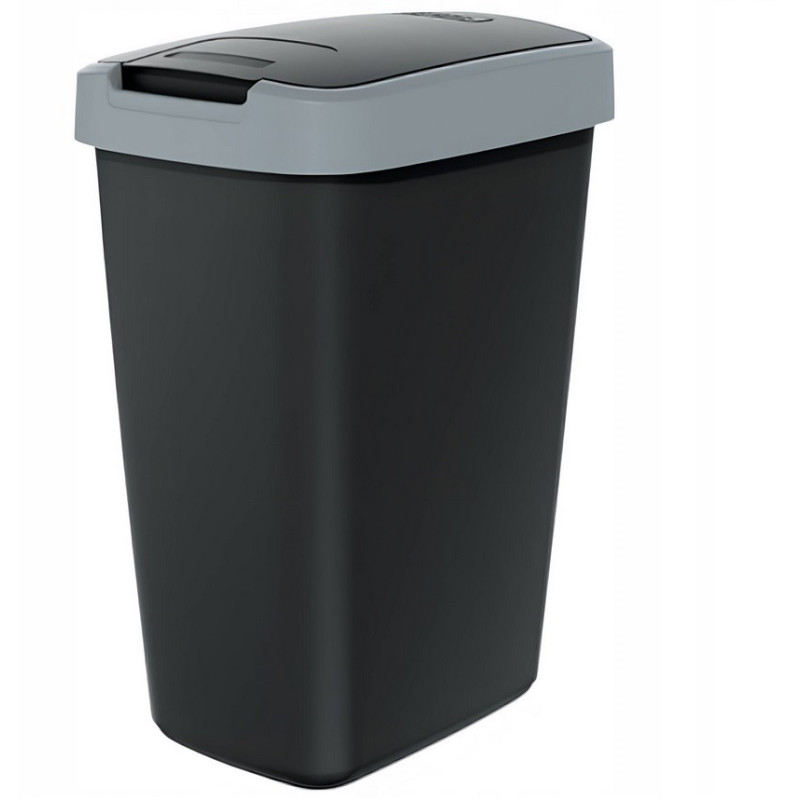 Kosz na śmieci 12 L Compacta Q Smooth Gray /1szt.