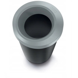 Kosz na śmieci 45 L okrągły Compacta R Smooth Gray /1szt.