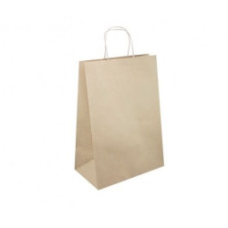 Torba papierowa z uchwytem skręcanym brązowa 305x170x425mm /1szt.