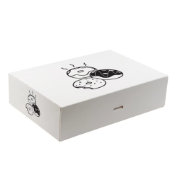 Pudełko cukiernicze na pączki białe 310x220x80 mm