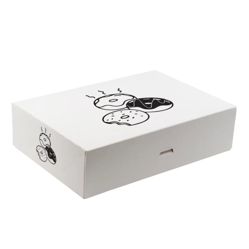Pudełko cukiernicze na pączki białe 310x220x80 mm