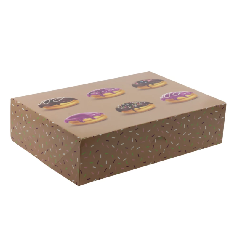 Pudełko cukiernicze na pączki 310x220x80 mm 