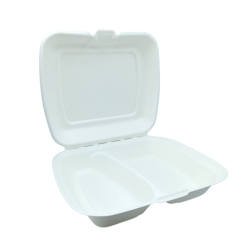 Ekologiczny menu box dwudzielny 230x205 mm /A50