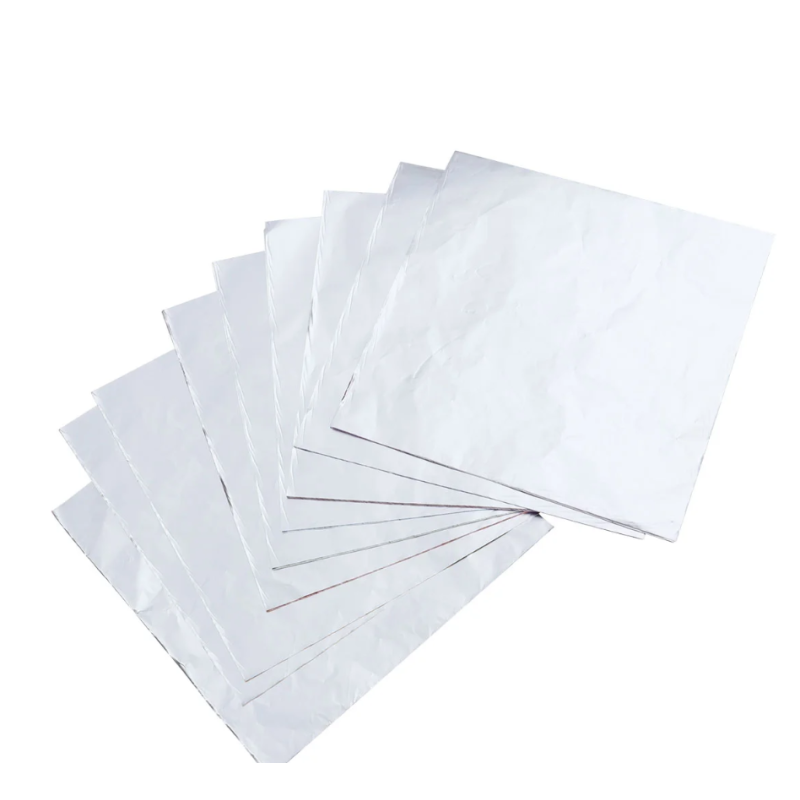 Papier pakowy powlekany aluminium w arkuszach 36x52 cm 