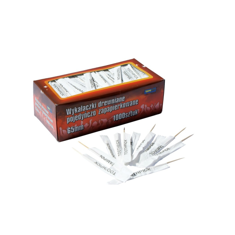 Wykałaczki higieniczne - zapakowane pojedynczo 