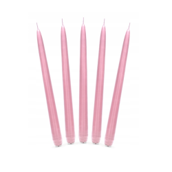 Świece stożkowe białe 